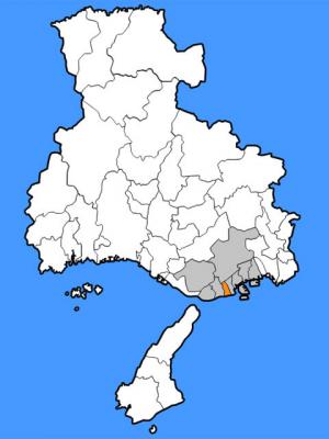 神戸市長田区の位置