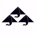 鶴の紋所の一つ「三つ鱗鶴」