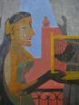 鳥かごを持つ女(1941)／シカゴ美術館蔵／撮影・Octavio Ruiz Cervera [CC BY-SA 2.0] https://goo.gl/RD2Zn3