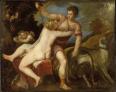 ビーナスとアドニス(1560年代)／メトロポリタン美術館蔵／https://bit.ly/2CorLxa