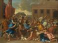 サビニの女たちの略奪（1633–34頃）／メトロポリタン美術館蔵／https://bit.ly/3b4Yxlx