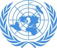 正距方位図法で地球を描いた国際連合のマーク／／https://bit.ly/3m7MTuO