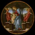 聖母子と二天使（1485-95）／シカゴ美術館蔵／https://bit.ly/3rU7ENl