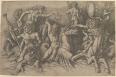 海神の闘い（左半図）（1481以前）／メトロポリタン美術館蔵／https://bit.ly/3oyMkig