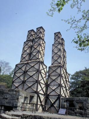 江戸時代に建てられた、静岡県伊豆の国市の韮山反射炉