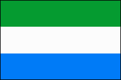 シエラ‐レオネの国旗