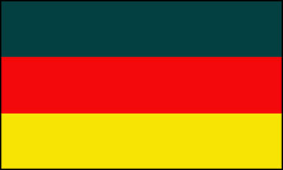 現在のドイツと同じワイマール共和国の国旗