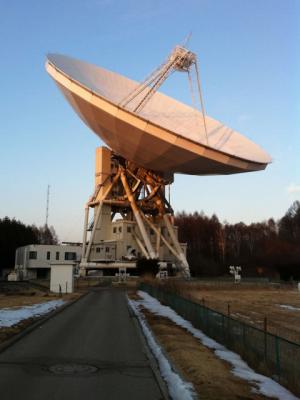 長野県南牧村の野辺山宇宙電波観測所