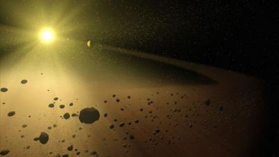 小惑星帯の想像図／NASA