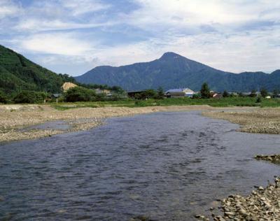 福井県の日野川と日野山