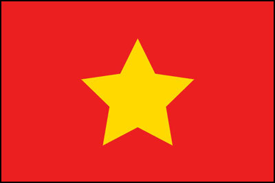 ベトミンの旗、また北ベトナム初期の国旗