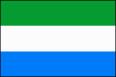 シエラ‐レオネの国旗