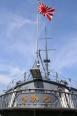 横須賀市に記念艦として保存されている三笠