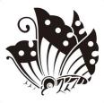 揚羽の蝶の紋所の一つ「鎧揚羽」