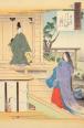 源氏物語・花散里の一場面／画・尾形月耕 国立国会図書館蔵