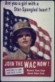 第二次世界大戦中の米国WAC募集ポスター