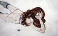 裸体の女(1917)／アルベルティーナ蔵／撮影・Mike Steele [CC BY 2.0] https://goo.gl/1BpXWc