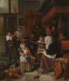 聖ニコラスの祭り(1665～68)／アムステルダム国立美術館蔵／https://goo.gl/7AxH3x