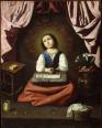 幼き聖母(1632～33頃)／メトロポリタン美術館蔵／ https://goo.gl/YPpKWb