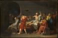 ソクラテスの死(1787)／メトロポリタン美術館蔵／https://bit.ly/2WNZWVI