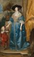 王妃ヘンリエッタ・マリアと宮廷小人ジェフリー・ハドソン（1633）／ワシントン・ナショナルギャラリー蔵／http://bit.ly/2P2yxhZ