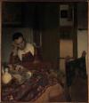 眠る女（1656–57頃）／メトロポリタン美術館蔵／http://bit.ly/2LCPddM