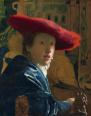 赤い帽子の女（1665-66頃）／ワシントン・ナショナルギャラリー蔵／http://bit.ly/2YxYHfN