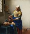 牛乳を注ぐ女（1660頃）／アムステルダム国立美術館蔵／http://bit.ly/2s6QaUX