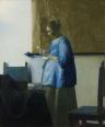 青衣の女（1663頃）／アムステルダム国立美術館蔵／http://bit.ly/2Yvyw9k