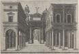 様々な建物、列柱とアーチのある通り（1475-1510）／メトロポリタン美術館蔵／http://bit.ly/3569mka