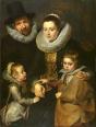 ルーベンスによる次男ヤンの家族の肖像画（1613-15）／ロンドン大学コートールド美術研究所蔵／https://bit.ly/34xAGs0