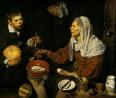 卵を焼く老女（1618）／スコットランド国立美術館蔵／https://bit.ly/31Dy7nj
