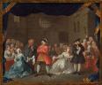 乞食オペラの一場面（1729）／ワシントン・ナショナル・ギャラリー蔵／https://bit.ly/2W6a51G