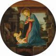 幼児イエスを礼拝する聖母（1480-90）／ワシントン・ナショナル・ギャラリー蔵／https://bit.ly/31T15Qw