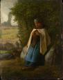 岩に腰掛ける羊飼い（1856）／メトロポリタン美術館蔵／https://bit.ly/3ixVQ1g