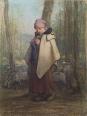 編み物をする羊飼いの女（1856–57）／セントルイス美術館蔵／https://bit.ly/3DfjE2e