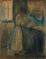 体を洗う若い女性（1896）／オスロ国立美術館蔵／https://bit.ly/3vEzTYm